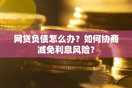 济南网贷负债怎么办？如何协商减免利息风险？