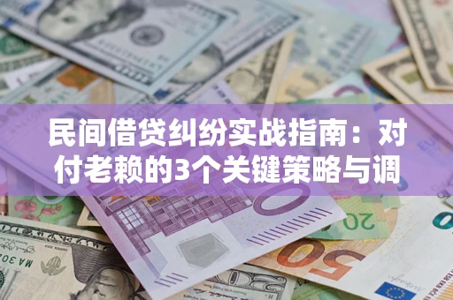 济南民间借贷纠纷实战指南：对付老赖的3个关键策略与调解盲区解析