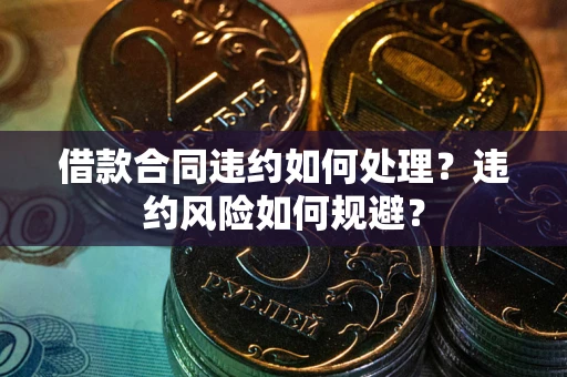 济南借款合同违约如何处理？违约风险如何规避？
