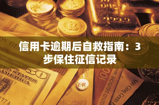济南信用卡逾期后自救指南：3步保住征信记录