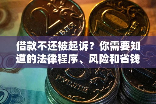 济南借款不还被起诉？你需要知道的法律程序、风险和省钱技巧